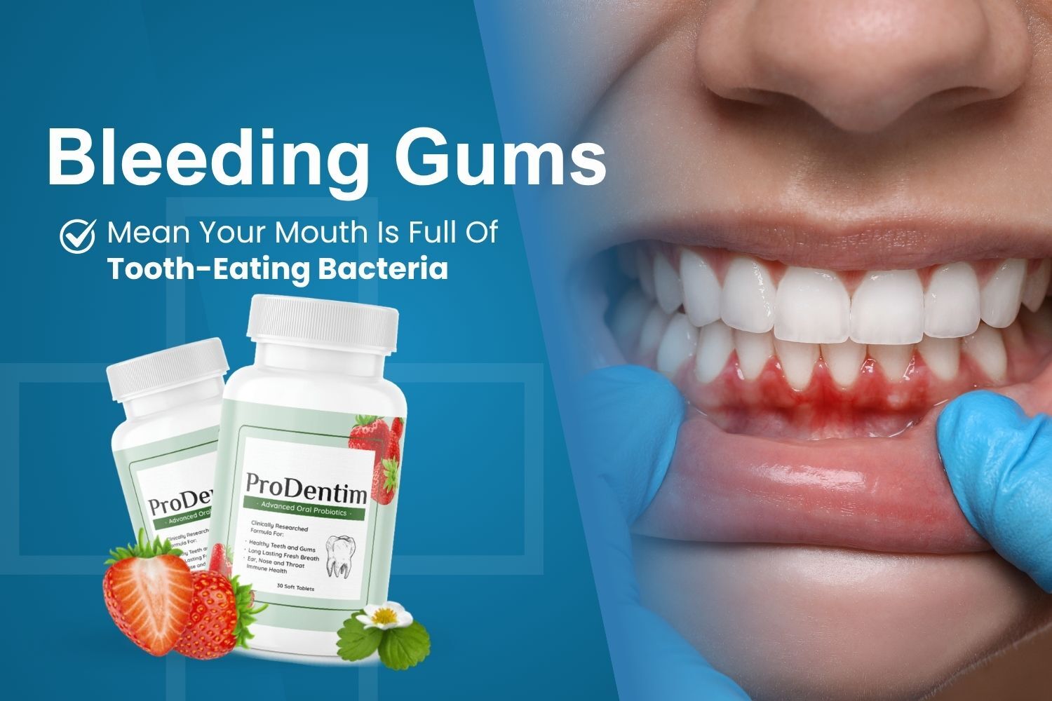 Gum health and oral microbiome balance